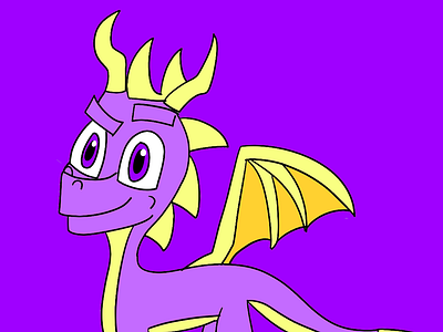 Spyro The Draogn children art design fanart