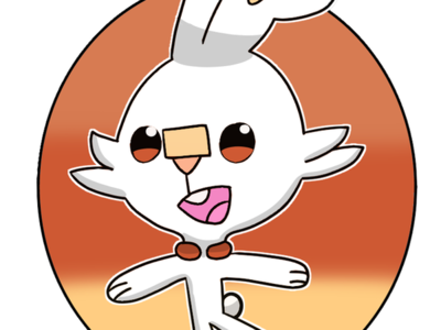 Scorbunny character design fanart illustration