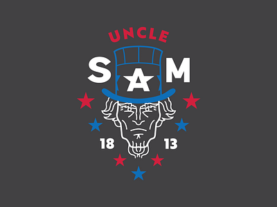 Some artwork celebrating the birth of Uncle Sam.