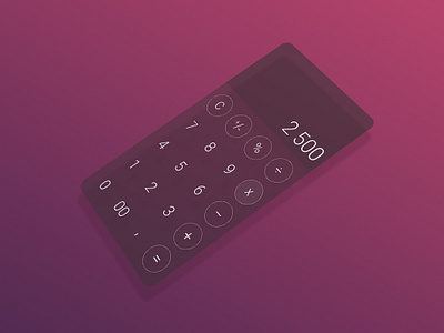 Daily UI 004: Calculator