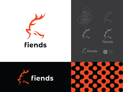 Fiends Logo & Branding Design brand identity branding branding design creative design icon illustrator logo logodesign minimal pattern design typography