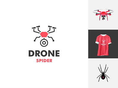 Drone Spider Logo Design