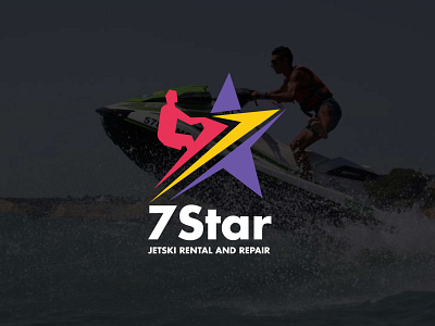 7 Star Jet Ski Rental Logo Design