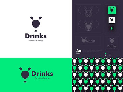 Energy drinks logo design concept branding creative design icon illustration logo logodesign restaurant logo ui ux vector