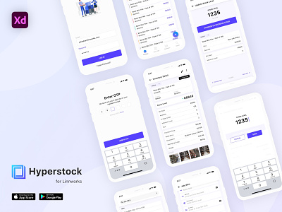 Hyperstock App UI/UX