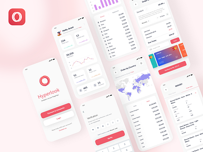 App Development - Hyperlook analytics android app background branding dashboard design graph infographics ios listing logo mobile permissions stockmanagement tabbing typography ui ux warehouse
