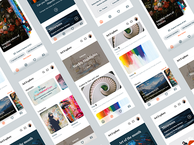 Art Explore App concept