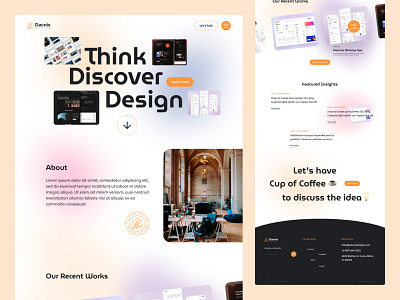 Design Agency Landing page