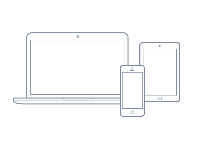 Download Free vector: Macbook, Ipad, and Iphone by Frexy | Dribbble | Dribbble