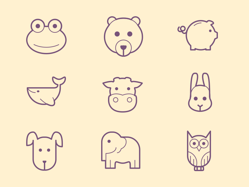 Cute Creatures by Min Tran on Dribbble