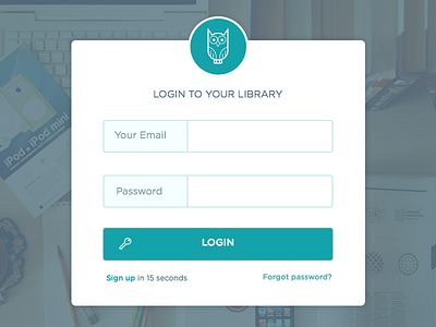 Login UI - DailyUI #001 001 dailyui form login sign up