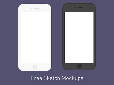 Freebie: Minimal iPhone Mockups download free freebie iphone iphone6 iphone6s mockup sketch