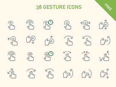 38 free gesture icons android free freebie gesture icon icons ios touch vector