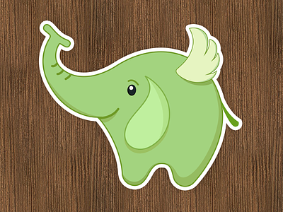 SmartIcons' sticker elephant icon illustration mascot smarticons sticker