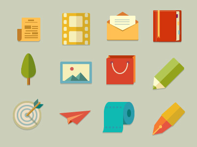 Flat Icons By Min Tran On Dribbble