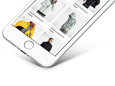 Outerwear Store UI clean concept jacket minimalist shop store ui ux