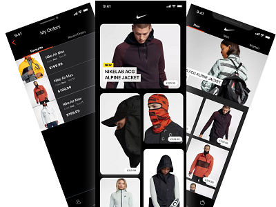 Nike ACG - Outerwear Store UI 3 clean concept dribbble minimalist nike store ui ux