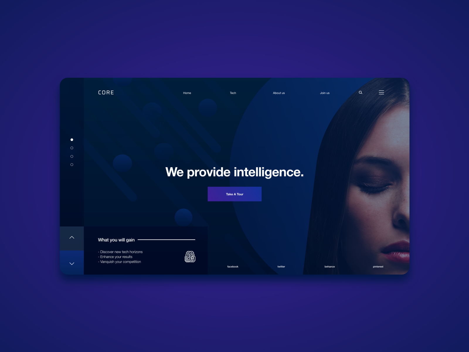 Core Technologies Web UI by Habib Moussadik on Dribbble