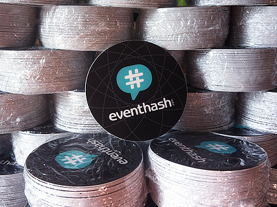 eventhash stickers eventhash hash tag sticker teal