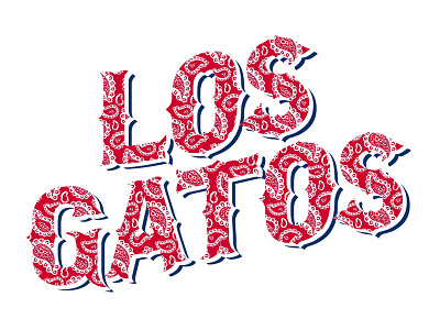 Los Gatos college nike t shirt typography