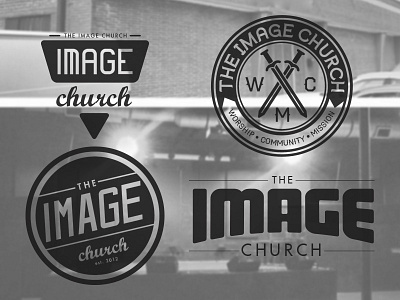 The Image Church Branding branding flat identity logo