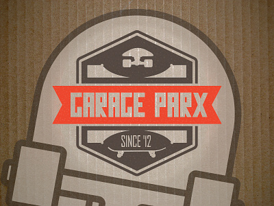 Garage Parx Logo branding design identity illustration logo skateboard