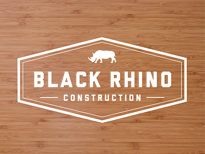 Black Rhino Logo logo illustration