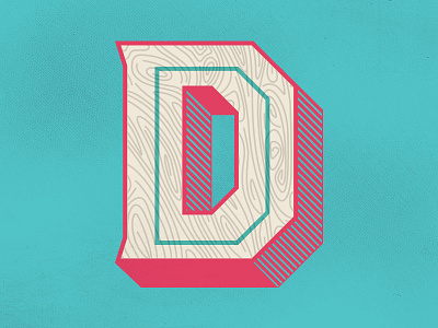 D #theletterproject customtypes dropcap letter