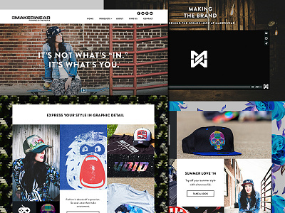 MakerWear Back 2 School Landing Page