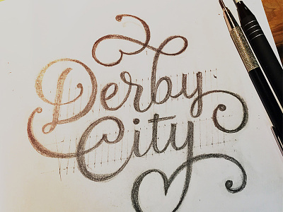 Derby City Sketch derby derbycity handlettering lettering louisville