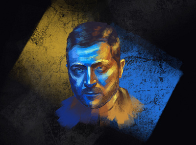 V. Zelenskyy illustration procreate russism stand with ukraine stopwar ukraine zelenskyy