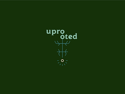 uprooted rebrand logo concept