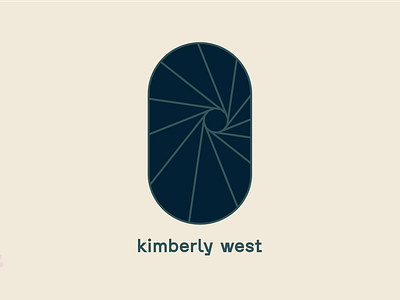 kimberly west photography brand concept aperture brand identity branding camera logo logo design logodesign photographer photography rebrand