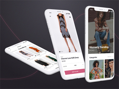 Luxury Fashion Ecommerce iOS App ecommerce ecommerce app ecommerce design fashion ios womens fashion