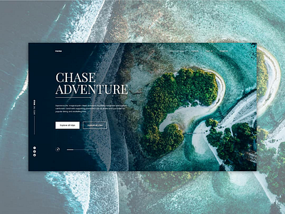 Travel Website Landing Page Design
