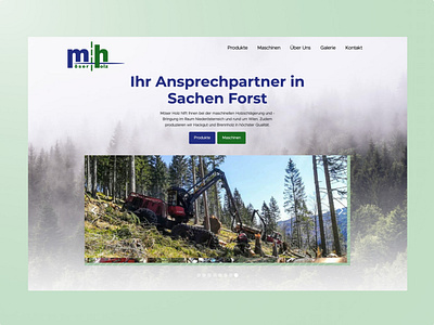 Forester Website - Hero Section