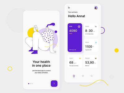 Health tracker app 👩‍⚕️