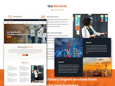 Transport Template Design design web