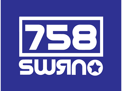 758swrno branding design flat icon logo self branding self identity