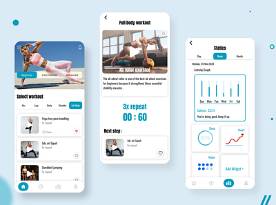 Fitness app app design mobile app mobile app design mobile ui ui uidesign ux uxdesign uxui