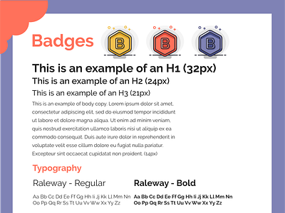 Badges Style Tile app app branding branding design identity illustrator logo style guide style tile typography ui ui design ux vector web