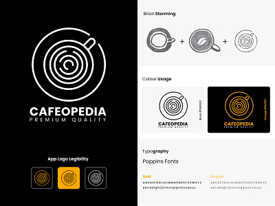 CafeoPedia Logo Design.