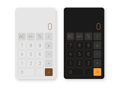 Calculator - Daily UI Design 4/100