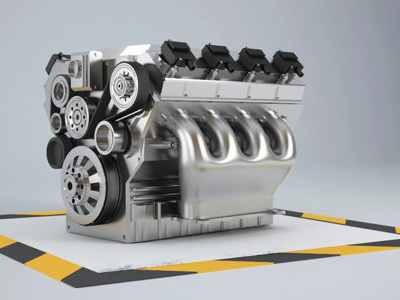 car engine 8 cylinders | 3d modeling 3d car engine max motor vray