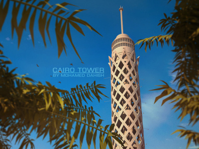 Cairo Tower | 3d modeling 3d cairo egypt max modeling tower vray