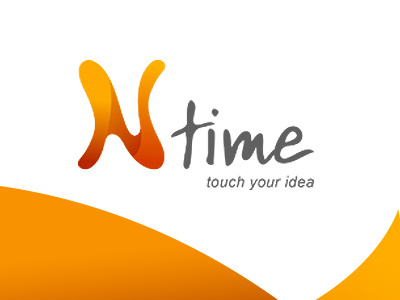 Ntime Logo Design brand identity logo