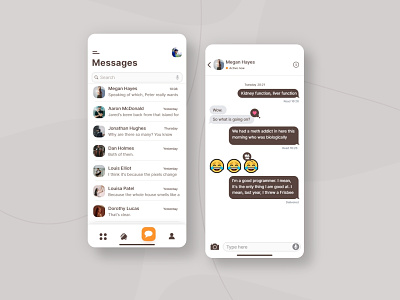 Chat app concept app chat chat app contacts design design floating button dribbble best shot interface ios message message messaging messaging app messeger metal minimal mobile navigation ui ui user users ux voice messages android