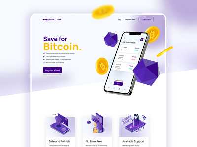 Crypto Investment Wallet app design bitcoin bitcoinsc crypto crypto wallet cryptocurrency digital wallet exploration finance fintech mining startup ui wallet