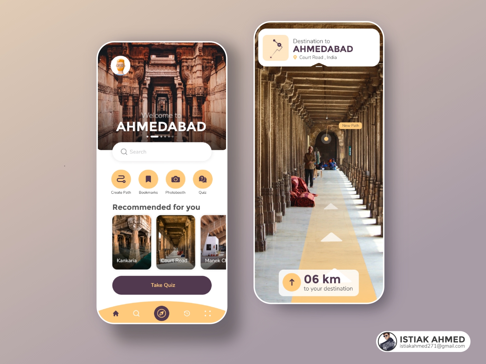 Travel City Guide App Design UI Kit - UpLabs