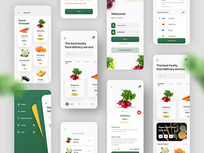 Grocery Delivery App - Full Project by Istiak Ahmed on Dribbble